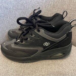 Heelys Ninja Style # 7070 Black/White Sneakers Skate Shoes Youth Size 3